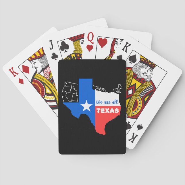 Baraja De Cartas Estoy De Acuerdo Con Texas (Reverso)