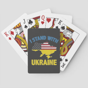 Baraja De Cartas Estoy de pie con Ucrania