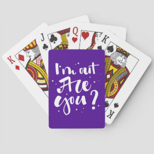 Baraja De Cartas Estoy fuera, ¿eres tú?