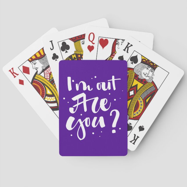 Baraja De Cartas Estoy fuera, ¿eres tú? (Reverso)