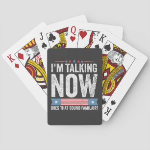 Baraja De Cartas Estoy hablando ahora del debate de Trump Kamala