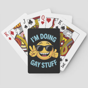 Baraja De Cartas Estoy haciendo un divertido orgullo LGBTQ con el m