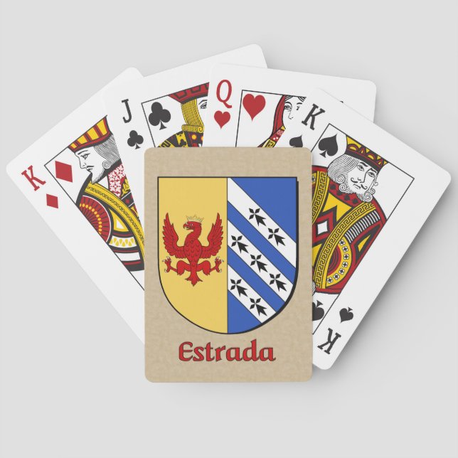 Baraja De Cartas Estrada Heraldic Shield (Reverso)