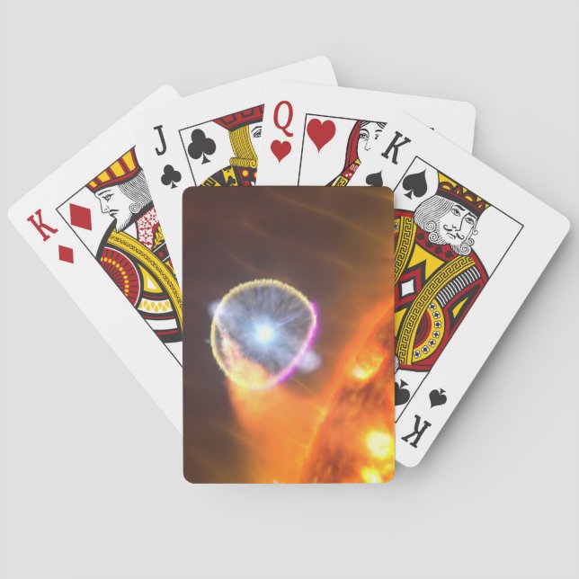 Baraja De Cartas Estrella De Enano Blanco En Cygni V407 (Reverso)