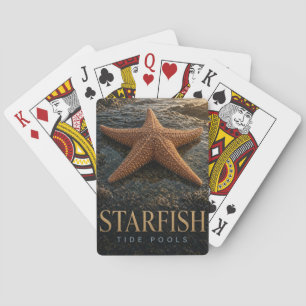 Baraja De Cartas Estrella de mar Charcos de marea Vida silvestre AN