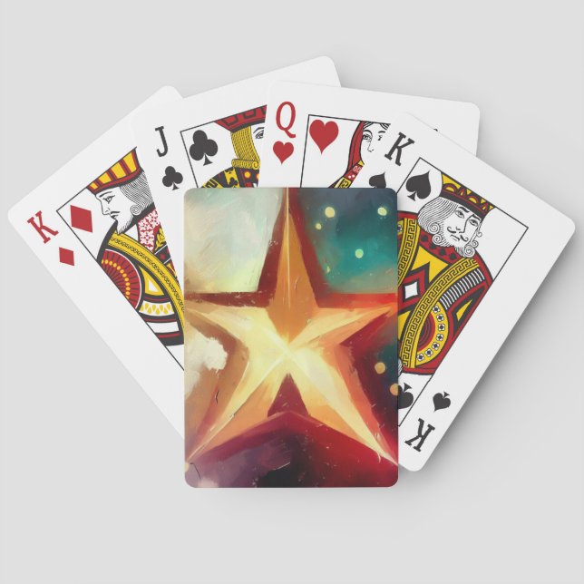 Baraja De Cartas Estrella de navidades (3) (Reverso)