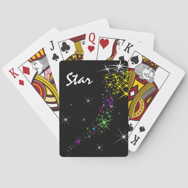 Baraja De Cartas Estrella navidad (Reverso)
