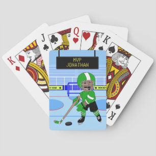 Baraja De Cartas Estrella personalizada linda del hockey sobre