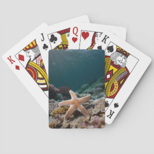 Baraja De Cartas Estrellas de mar en aguas profundas