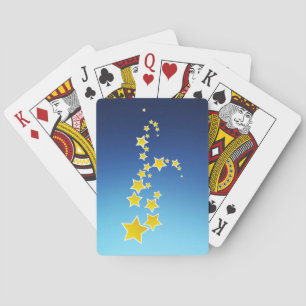 Baraja De Cartas Estrellas en caída amarilla