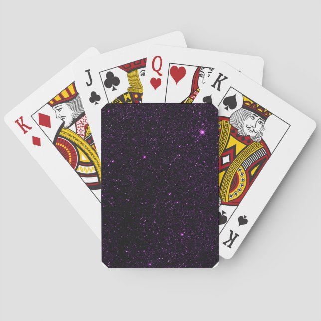 Baraja De Cartas Estrellas moradas (Reverso)