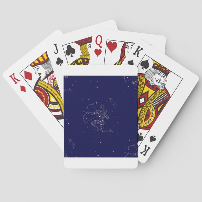 Baraja De Cartas estrellas sagittarius (Reverso)