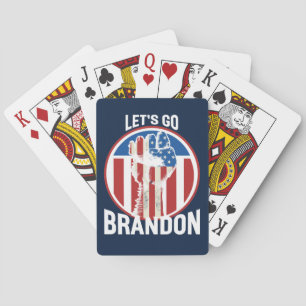 Baraja De Cartas Estrellas y rayas Puño Vamos Brandon