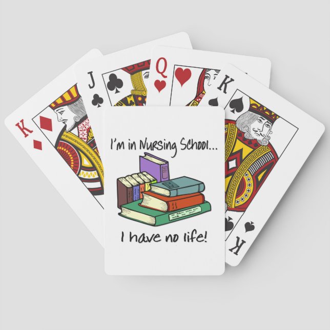 Baraja De Cartas Estudiante de enfermería (Reverso)