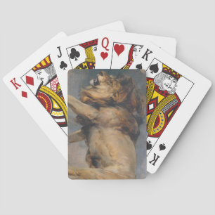 Baraja De Cartas Estudio de un león (por Edwin Henry Landseer)