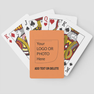 Baraja De Cartas Etiquetas de reproducción con logotipo fresco de m