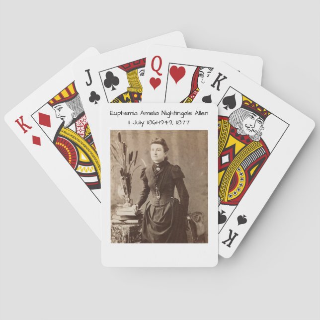 Baraja De Cartas Euphemia Amelia Nightingale Allen (Reverso)