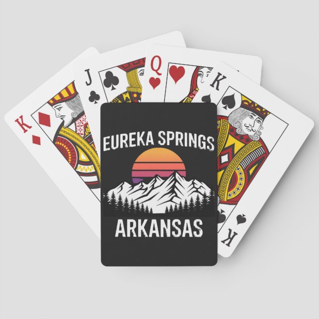 Baraja De Cartas Eureka Springs (Reverso)