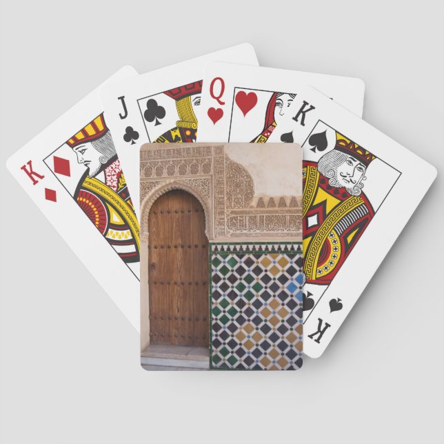Baraja De Cartas Europa, España, Andalucía, Granada, Alhambra (Reverso)