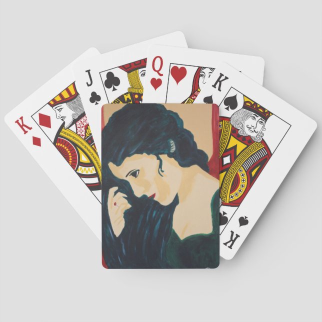 Baraja De Cartas Evelyn Demure (Reverso)