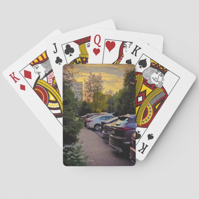 Baraja De Cartas Evening Stillness Playing Cards – Customizable (Reverso)