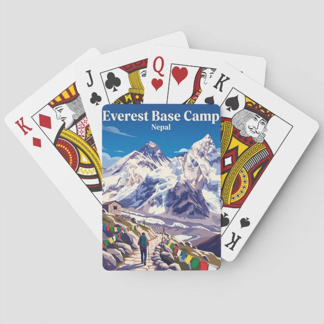 Baraja De Cartas Everest Base Camp Trek Nepal (Reverso)