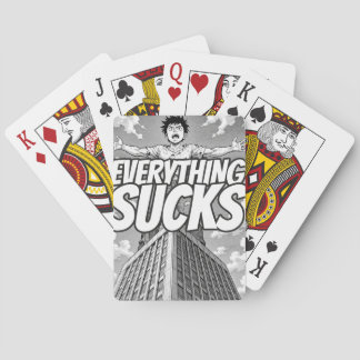 Baraja De Cartas Everything Sucks Playing Cards - Weirdest Timeline