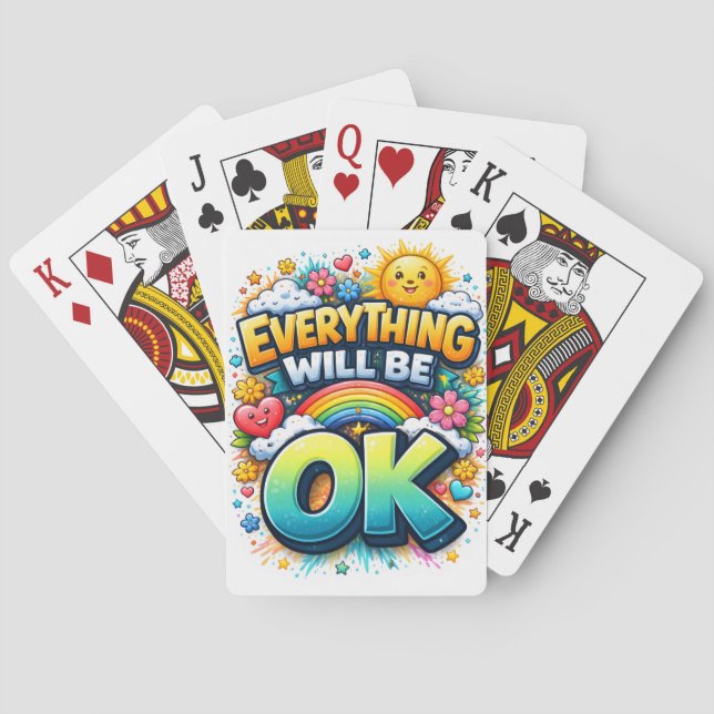 Baraja De Cartas Everything Will Be OK (Reverso)