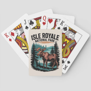Baraja De Cartas Explorar el Parque Nacional Isle Royale Lago Super