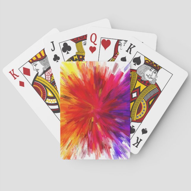 Baraja De Cartas Explosión de color (Reverso)