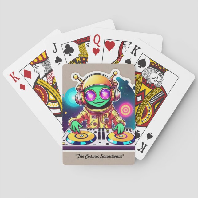 Baraja De Cartas "Explosión de sonido estelar" (Reverso)
