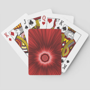 Baraja De Cartas Explosión roja de las tarjetas de juego