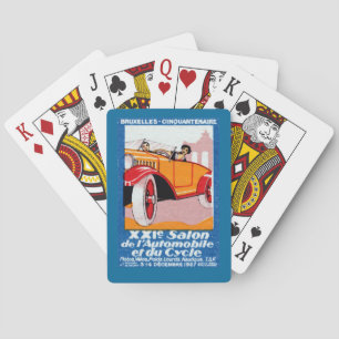 Baraja De Cartas Exposición Automotriz de Bruselas de 1927