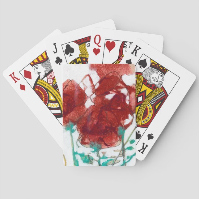 Baraja De Cartas Expresión de flor I (Reverso)