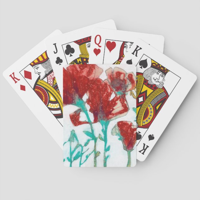 Baraja De Cartas Expresión de flor II (Reverso)