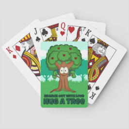 Baraja De Cartas Extiende el Amor Abraza un Árbol