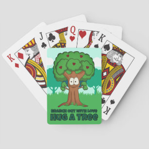 Baraja De Cartas Extiende el Amor Abraza un Árbol