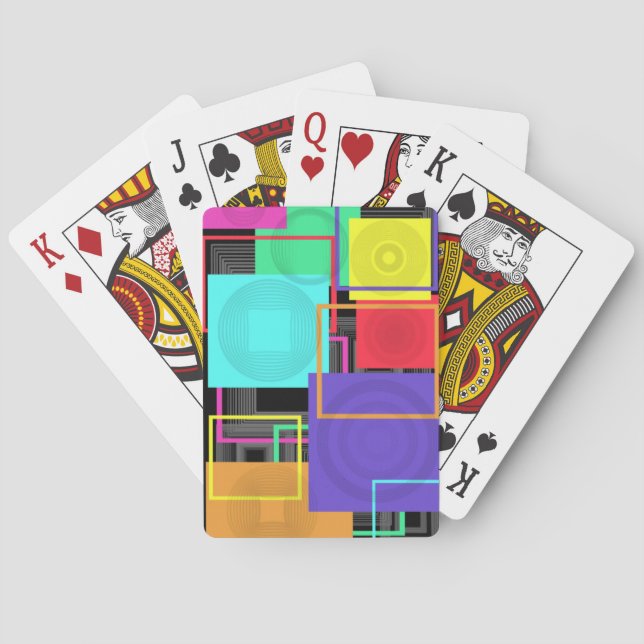 Baraja De Cartas Extracto del neón (Reverso)