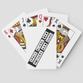 Baraja De Cartas ¡Extranjeros espaciales, madres y pistolas malas! 