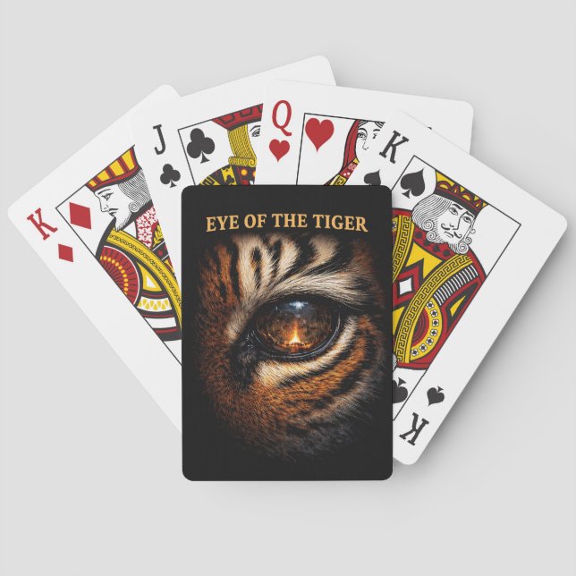 Baraja De Cartas Eye of the Tiger (Reverso)