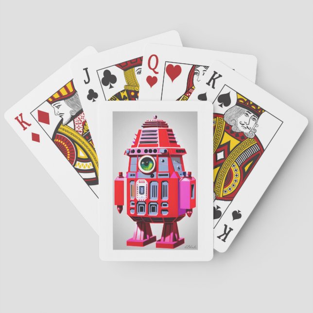 Baraja De Cartas Eyebotics Ken Gage Ciencia Ficción (Reverso)