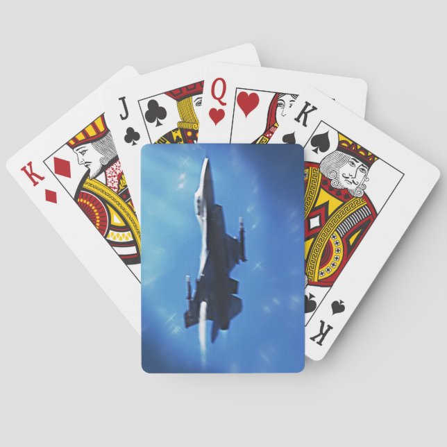 Baraja De Cartas F16 Fight Falcon Supersic Take Off (Reverso)