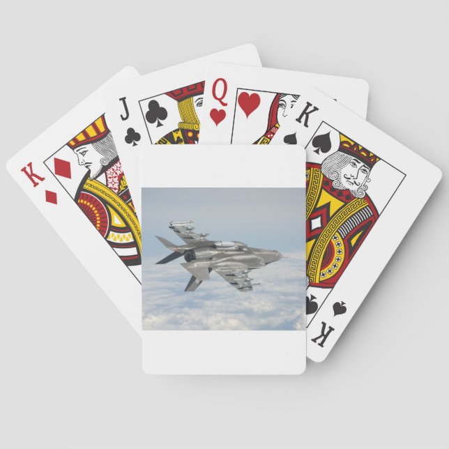 Baraja De Cartas F-35 relámpago II (Reverso)