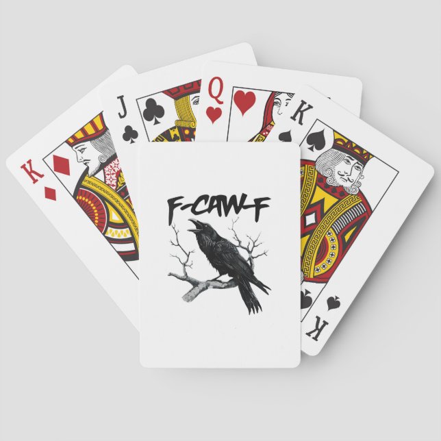 Baraja De Cartas F-Caw-F (Reverso)