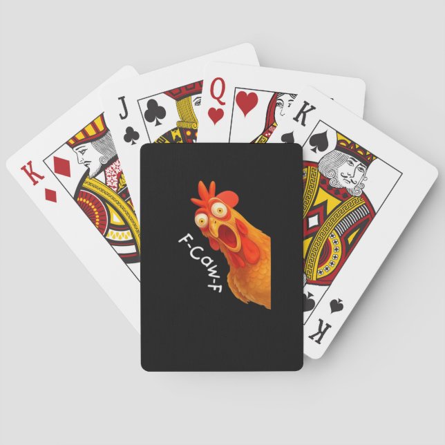 Baraja De Cartas F-Caw-F Chicken Essential Minimal Clean (Reverso)