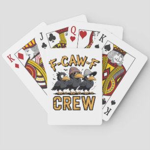 Baraja De Cartas F-Caw-F Crew Funny Parking Cousinfit