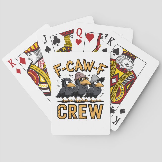 Baraja De Cartas F-Caw-F Crew Funny Parking Cousinfit (Reverso)