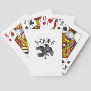 Baraja De Cartas F Caw F Crow Creativo Casual