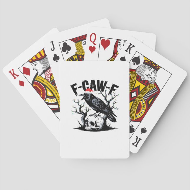 Baraja De Cartas F-Caw-F Essential Funny Quote (Reverso)