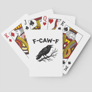 Baraja De Cartas F-Caw-F Minimal Limpio